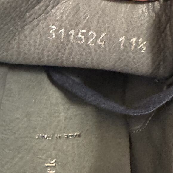 To Boot New York Leather Suede sneaker Navy Blue Men's Size 11.5 NWOB BoxC - Picture 6 of 11